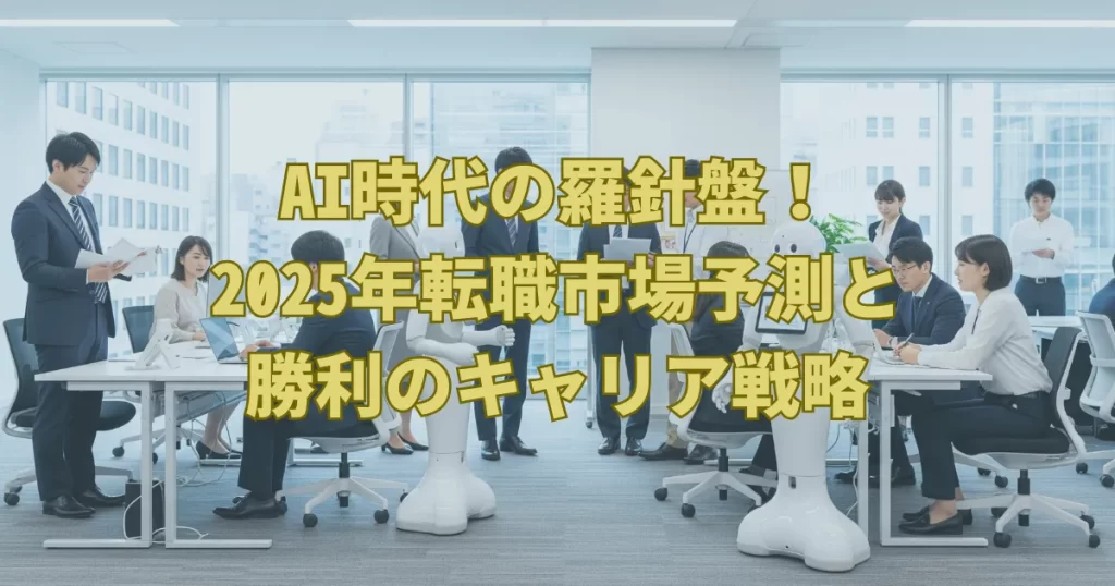 AI時代の羅針盤！2025年転職市場予測と勝利のキャリア戦略
