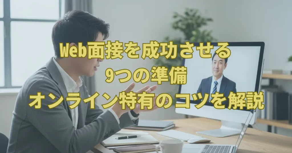 Web面接を成功させる9つの準備｜オンライン特有のコツを解説